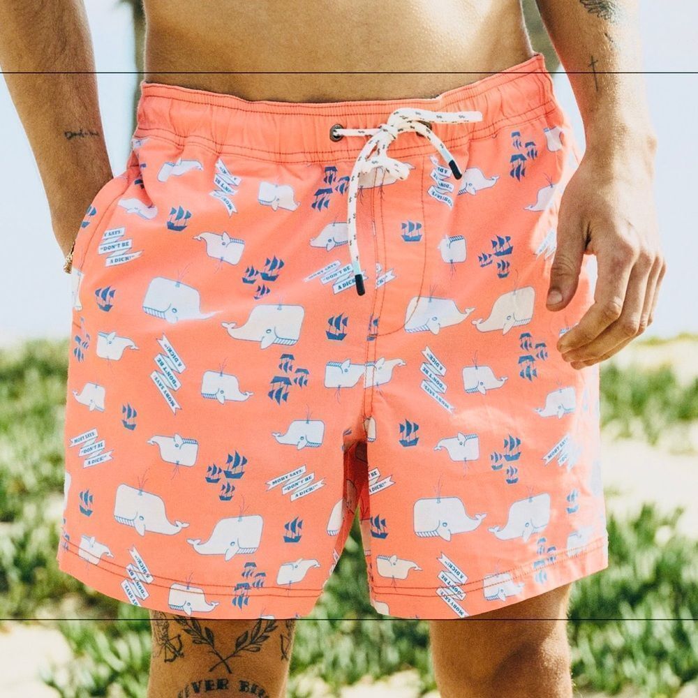 PARTY PANTS NWT Moby Short- Swim Trunk